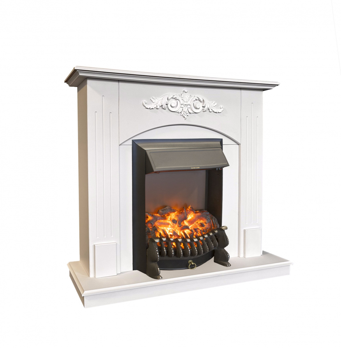 Электрокамин RealFlame Nikki WT-F511 с очагом Fobos Lux Black без пульта