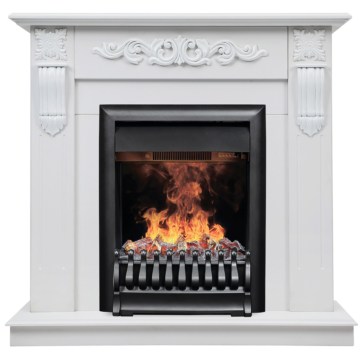 Электрокамин RealFlame Sorento WT с Oregan 3D, увлажнение воздуха