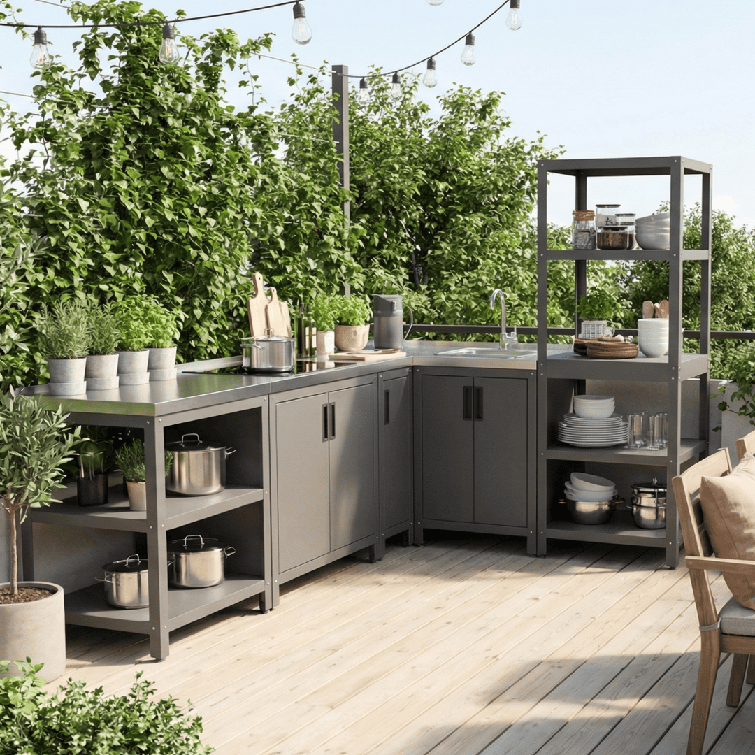 Модульная мангальная зона для дачи и дома Кухня  Patio