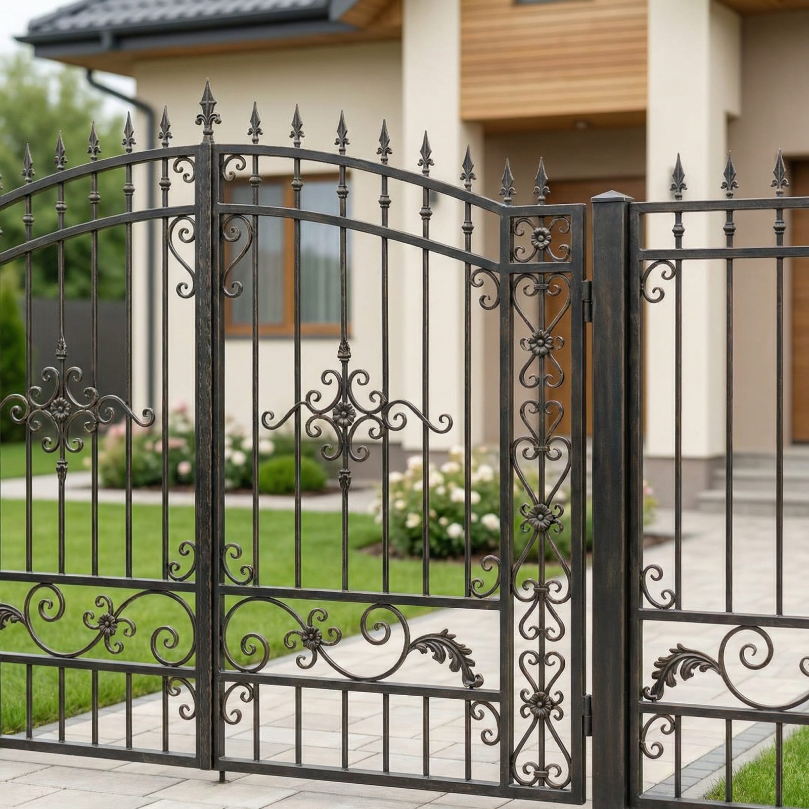 Ворота кованые 