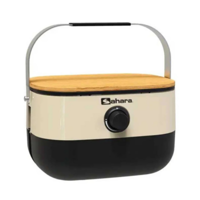 Портативный газовый мини гриль-барбекю Sahara Cream Mini BBQ бежевый