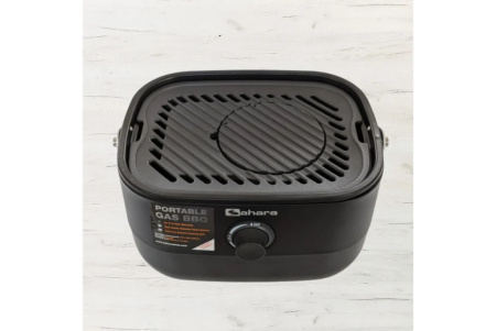 Портативный газовый мини гриль-барбекю Sahara Cream Mini BBQ бежевый - 9