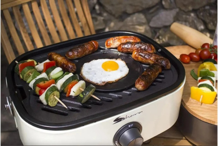 Портативный газовый мини гриль-барбекю Sahara Cream Mini BBQ красный - 4