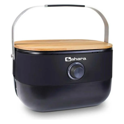 Портативный газовый мини гриль-барбекю Sahara Cream Mini BBQ черный