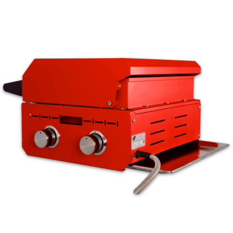 Портативный газовый гриль модель B-Fire 14 Kutuzov Mini красный  - 2