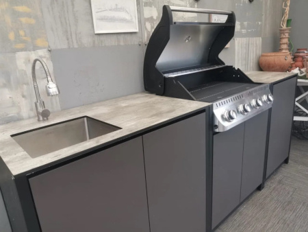 Мангальный комплекс Lounge M-105SG, черный/серый каспий - 7