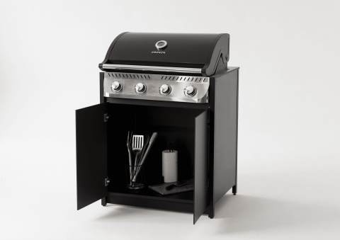 Газовый гриль Lounge D-06G, 79 см, черный/серый каспий - 4