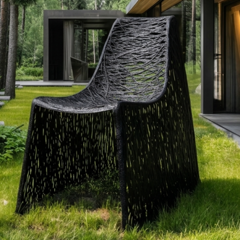 Кресло базальтовое Base Chair