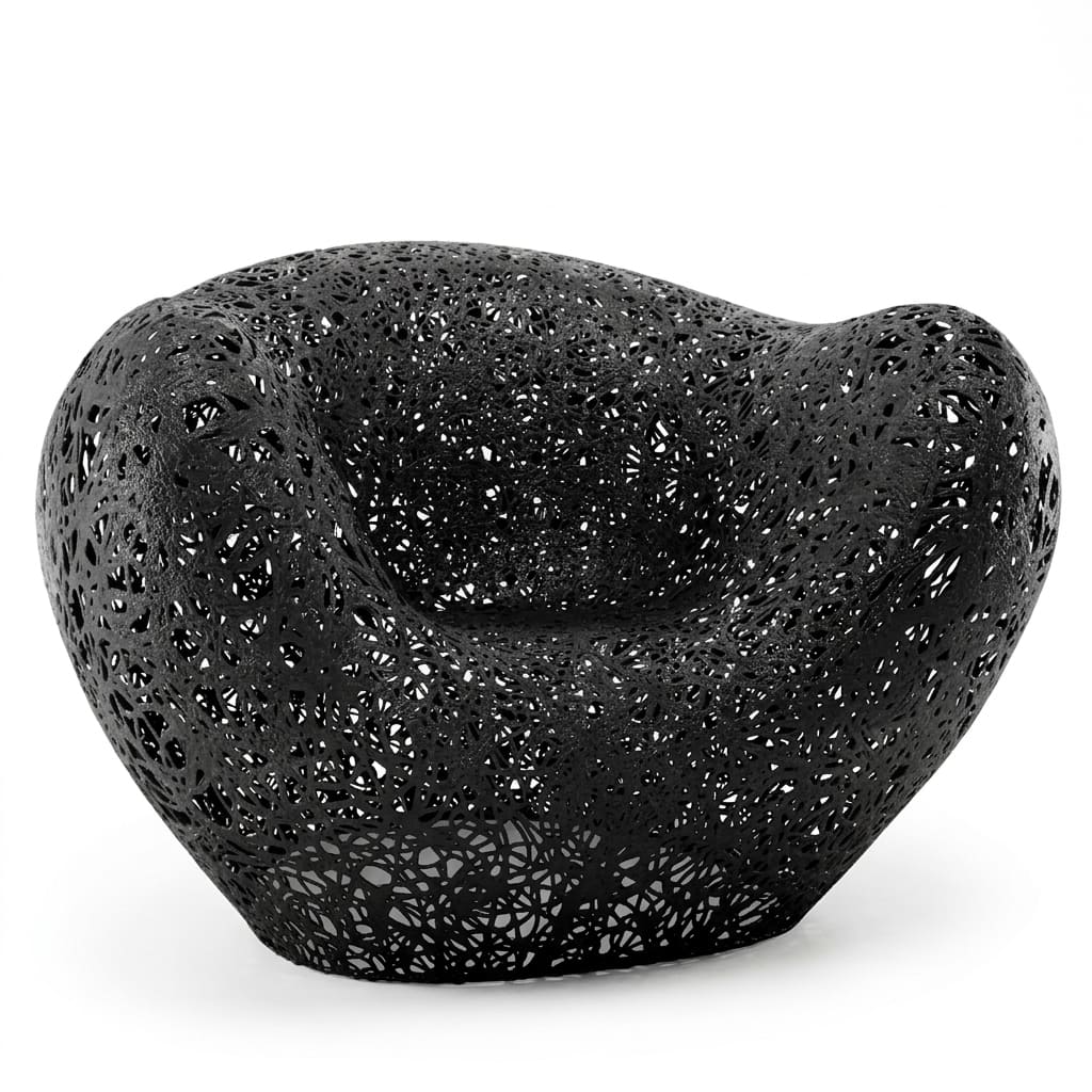Кресло базальтовое Budda Chair