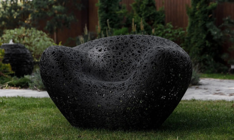 Кресло базальтовое Budda Chair - 1