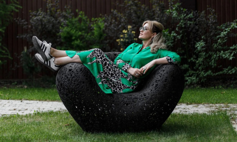 Кресло базальтовое Budda Chair - 3