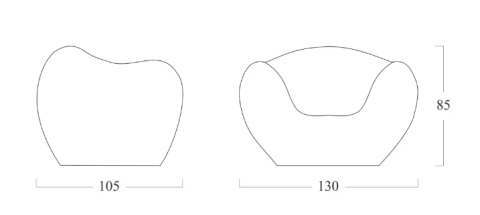 Кресло базальтовое Budda Chair - 4