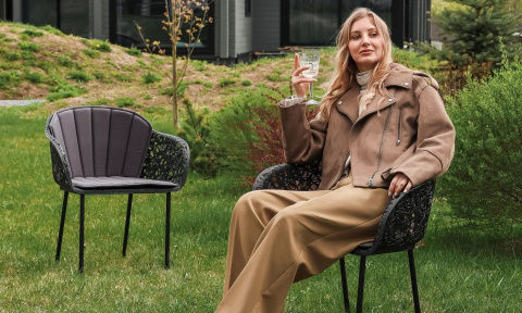 Кресло базальтовое Scandi Chair - 3