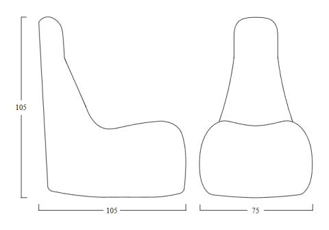 Кресло базальтовое Well Chair - 3