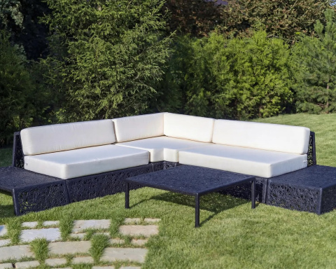 Базальтовый модульный диван Lounge Set - 1