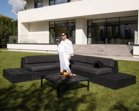 Базальтовый модульный диван Lounge Set - 3