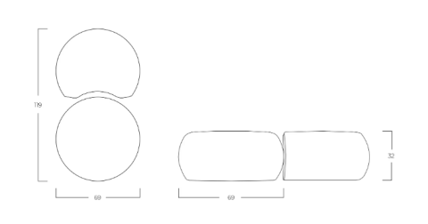 Стол из базальта Puzzle - 5