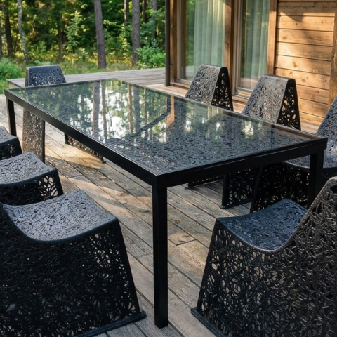 Стол из базальта Mirage Table 260