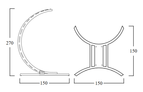 Стойка Усиленная Standard белая - 2