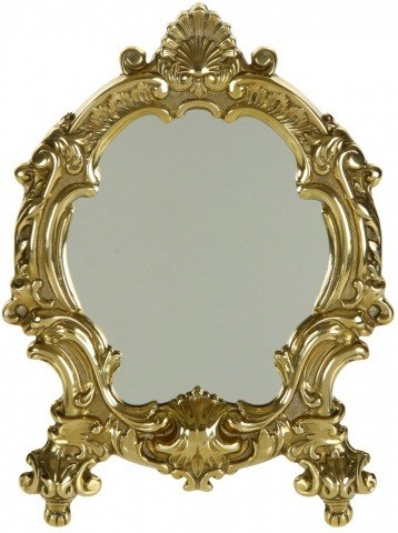 Зеркало в прихожую настенное в прихожую, ванную, спальню в цвете золото 01149(латунь)