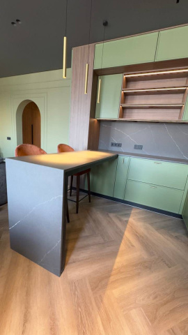Пьетра Грей Сатин (Pietra Grey Satin Quartz) - 3