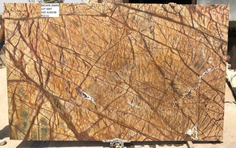 Желтые тропики (Yellow tropics marble) - 1